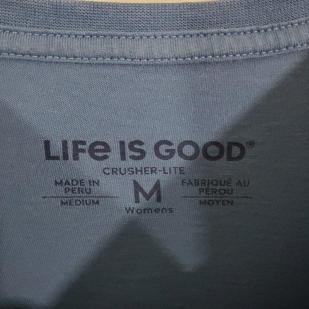 Life is Good Disney Winnie The Pooh Best Things in Life Crusher Tee Size Medium - Picture 5 of 8